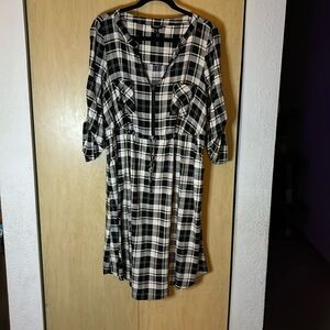 Torrid plaid dress size 00 14w.